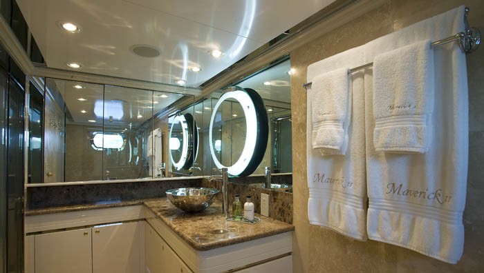 Guest's En Suite On Board Yacht MAVERICK II