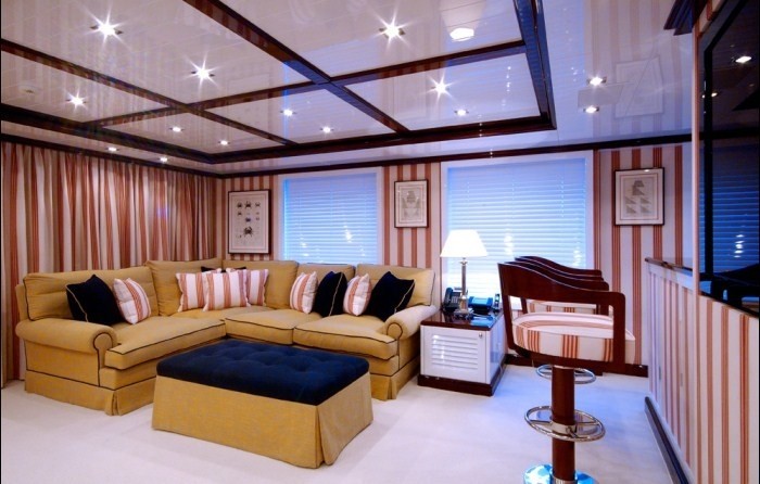 Top Saloon Profile On Board Yacht OXYGEN