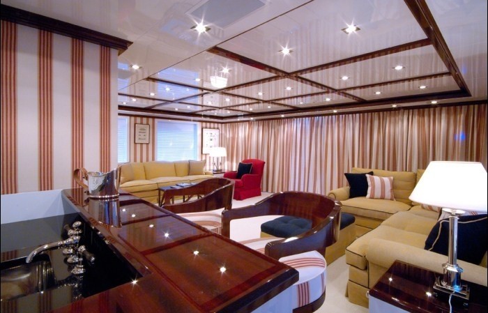 Top Saloon Profile On Yacht OXYGEN