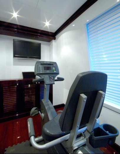 Gymnasium Gear On Board Yacht OXYGEN