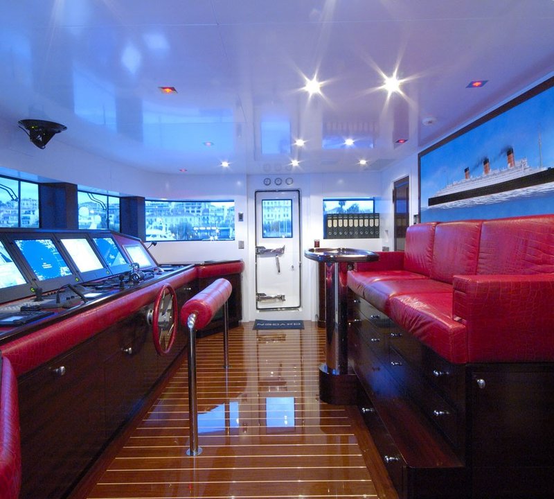 Bridgedeck Sitting On Board Yacht OXYGEN
