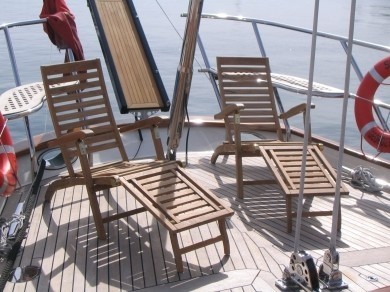 Sunshine Lounging On Board Yacht THIS IS US