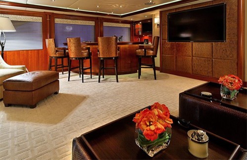 Sky-lounge Drinks Bar Aboard Yacht WAKU