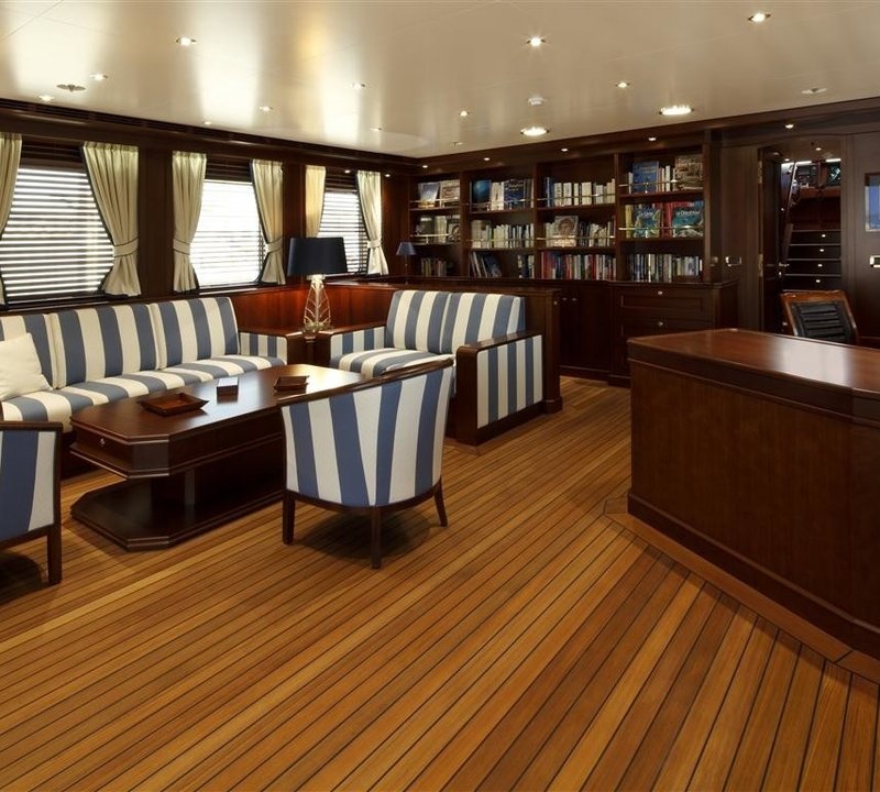 Top Lounging Zone On Yacht AXANTHA II