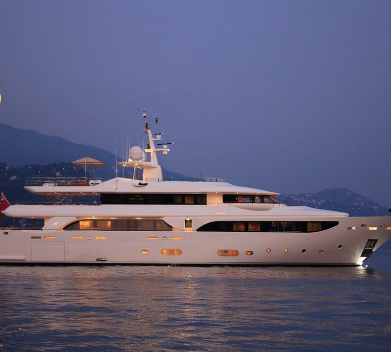 Evening Overview On Yacht HANA