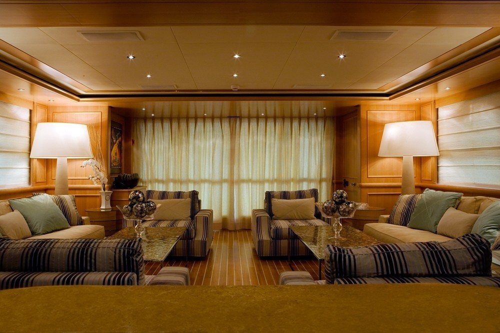 Profile: Yacht HANA's Premier Saloon Captured