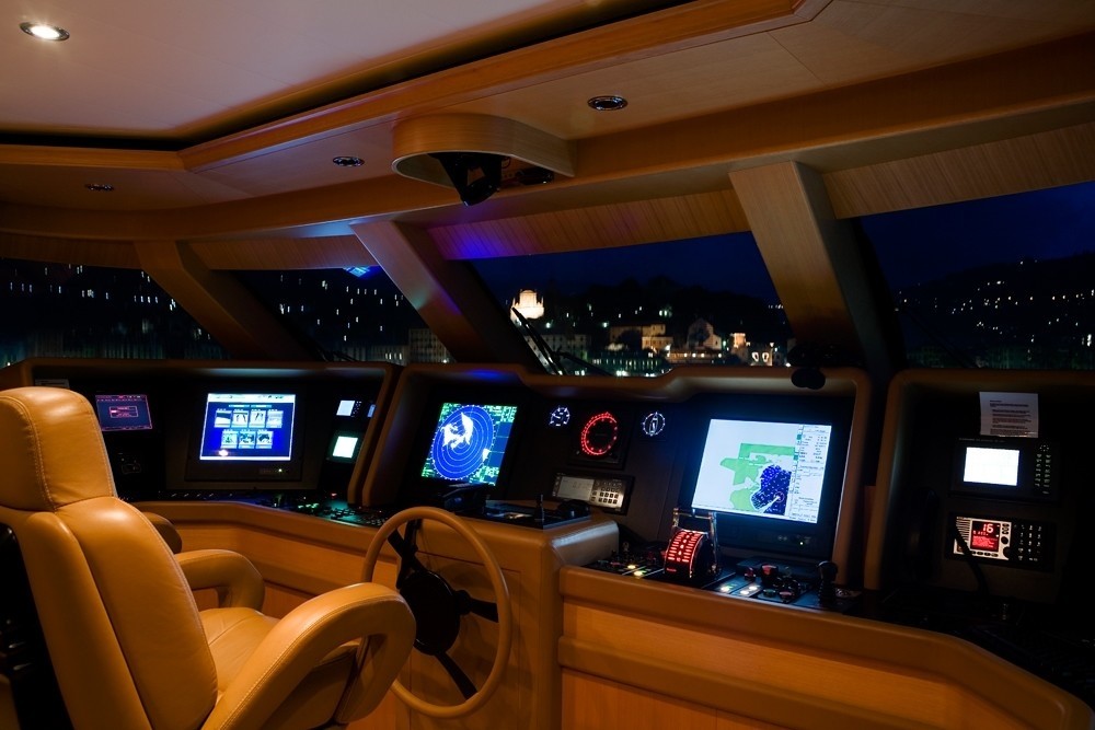 Bridgedeck Aboard Yacht HANA