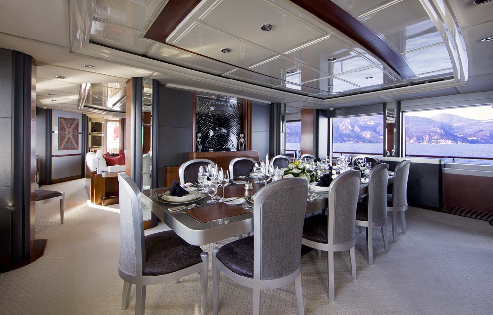 Eating/dining Saloon On Board Yacht SILVER DREAM