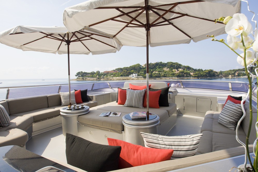 Sun Deck On Yacht SILVER DREAM