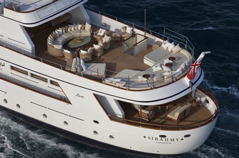 Above: Yacht SIRAHMY's Cruising Pictured