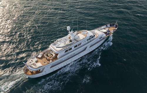 From Above: Yacht SIRAHMY's Cruising Image
