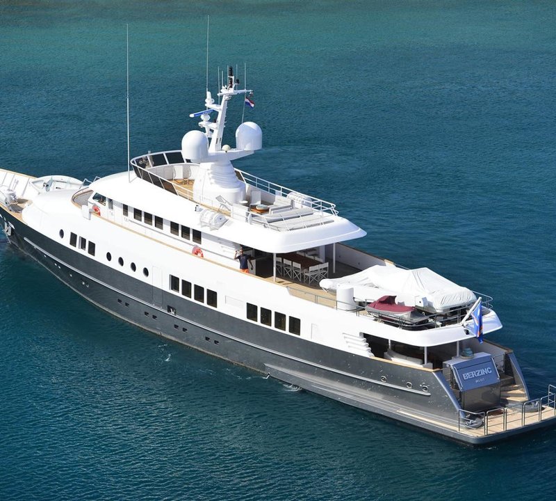 Overview Aft Aspect Aboard Yacht BERZINC