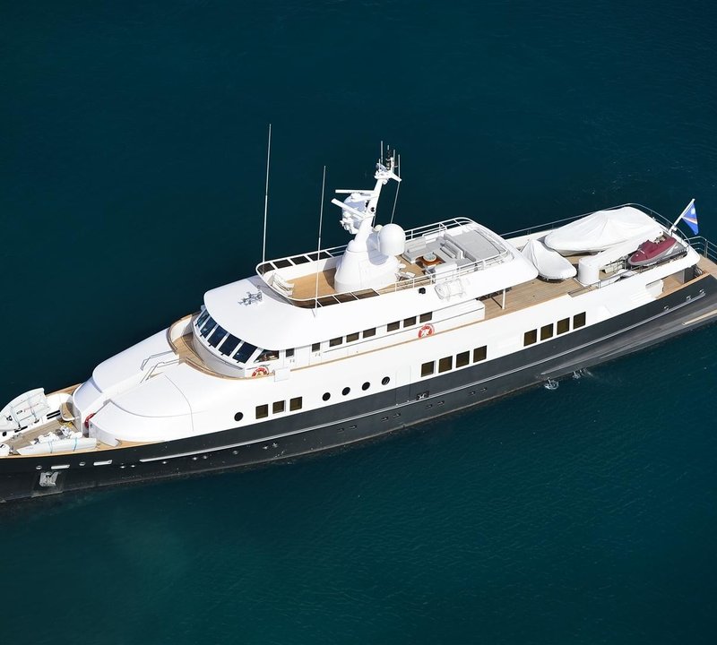 Overview Above Aspect On Board Yacht BERZINC