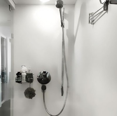 Guest's Showering Aboard Yacht BERZINC