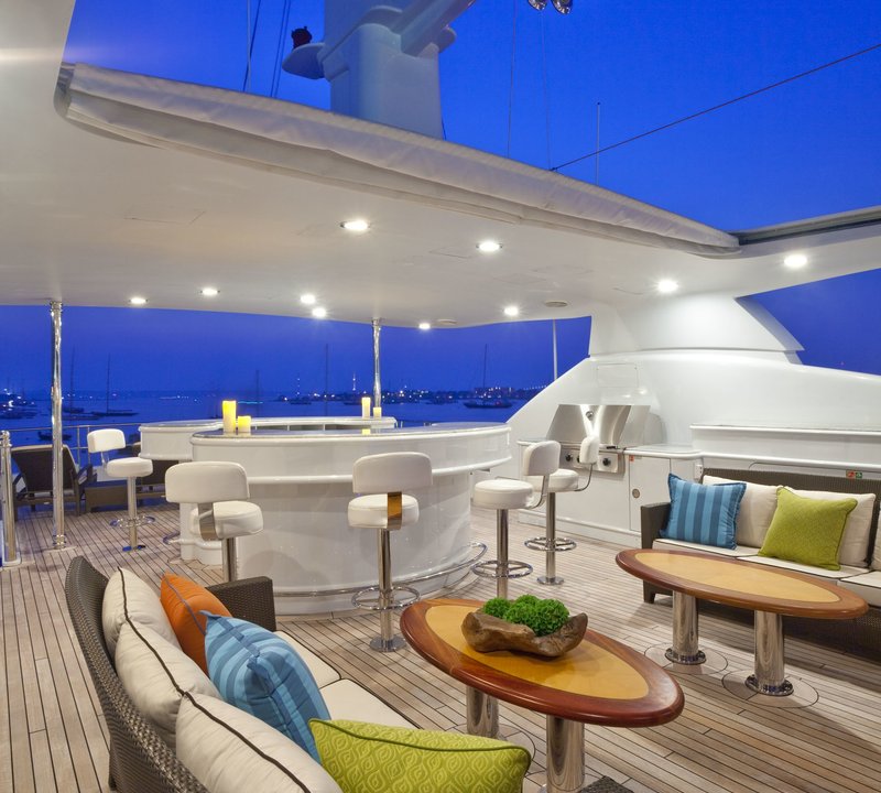 Sun Deck Aft On Yacht COCO VIENTE