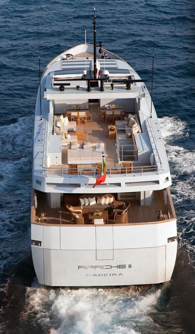 Aft Decks On Yacht FAN TOO