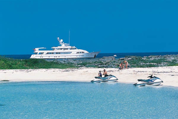 Aspect Taken From Beach On Board Yacht PRAXIS