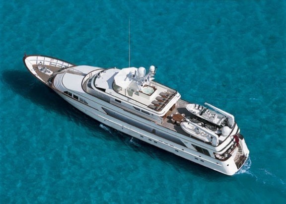 From Above Aspect Aboard Yacht PRAXIS