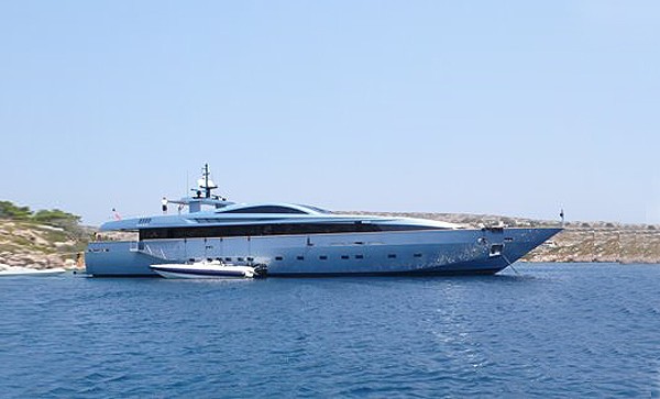 Overview Including Ship's Tender Aboard Yacht SEAKID