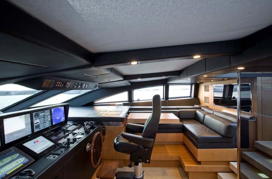 Pilot House With Sitting On Yacht SEAKID