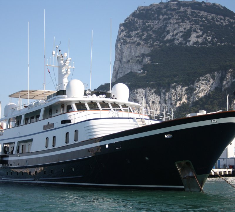 Forward Aspect On Yacht ATLANTIC GOOSE