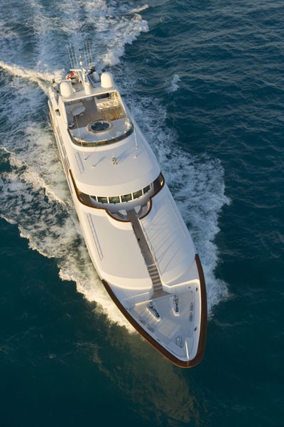 Above On Board Yacht CARPE DIEM II