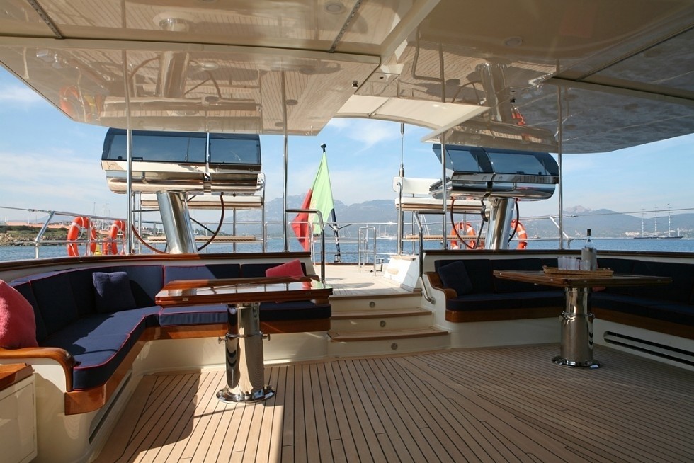Deck Sitting Aboard Yacht HERITAGE