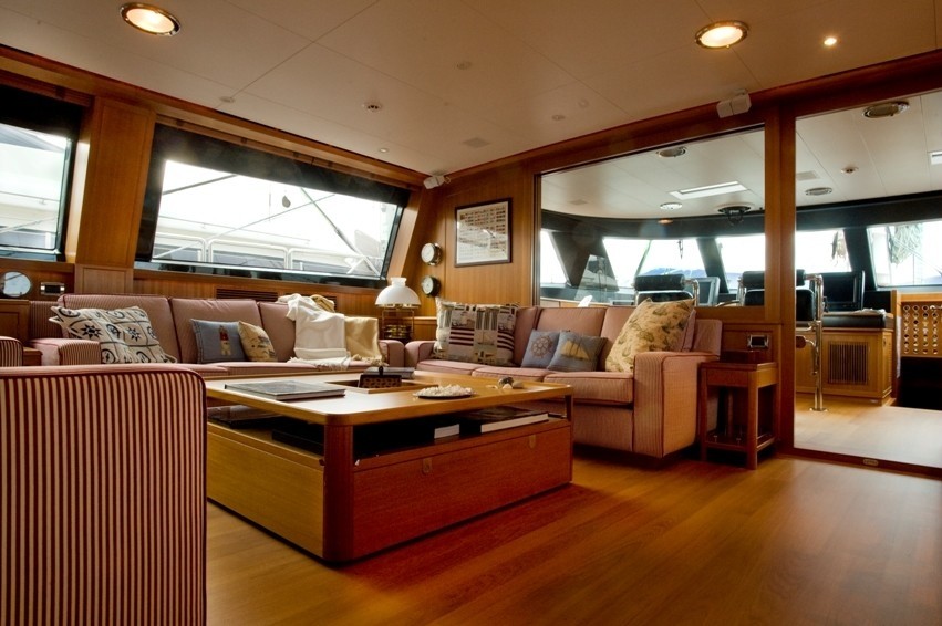 Top Saloon Aboard Yacht HERITAGE