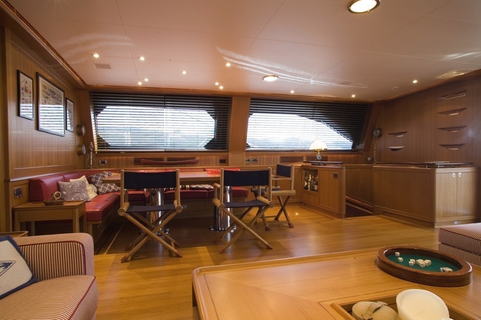 Saloon With Eating/dining Aboard Yacht HERITAGE