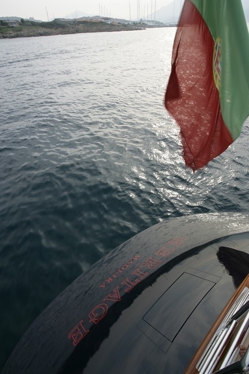 Swimming Landing Aboard Yacht HERITAGE