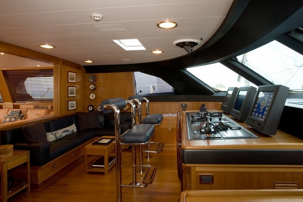 Bridgedeck Aboard Yacht HERITAGE
