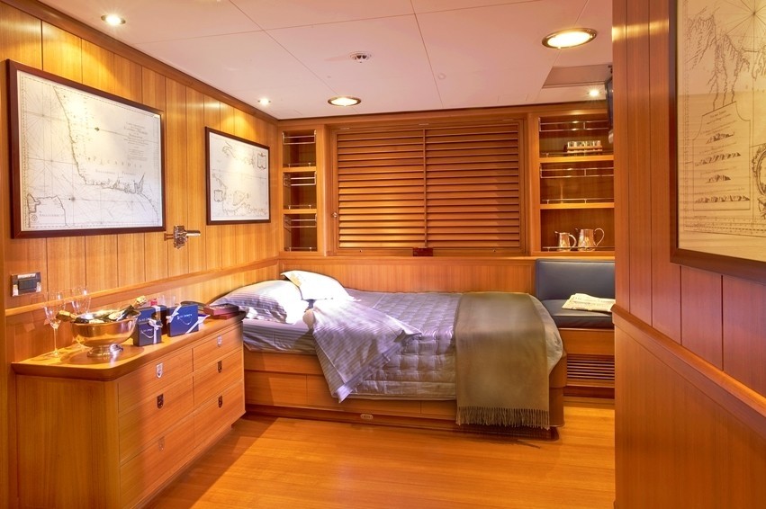 Single Sized Stateroom Aboard Yacht HERITAGE
