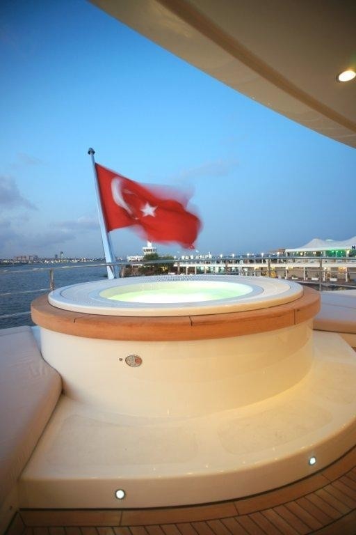 Evening: Yacht TATIANA's Jacuzzi Pool Photograph