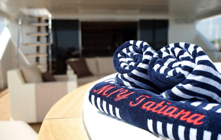 Close Up On Yacht TATIANA