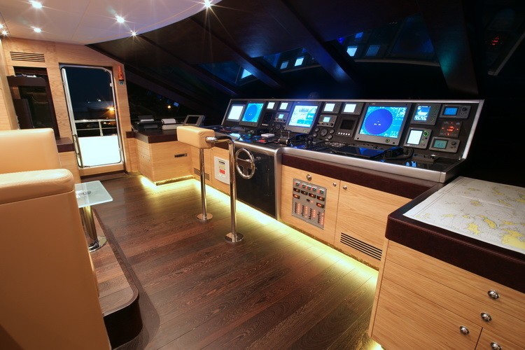 Bridgedeck On Board Yacht TATIANA