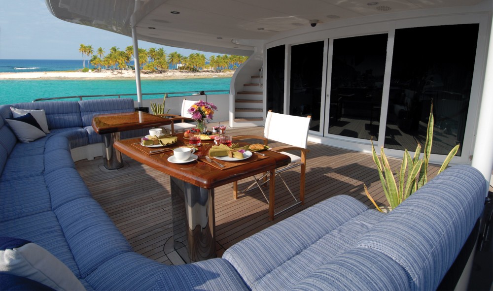 Aft Deck Aboard Yacht YOU & ME