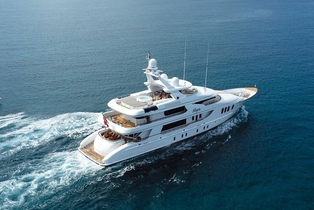 The 46m Yacht ALLEGRIA