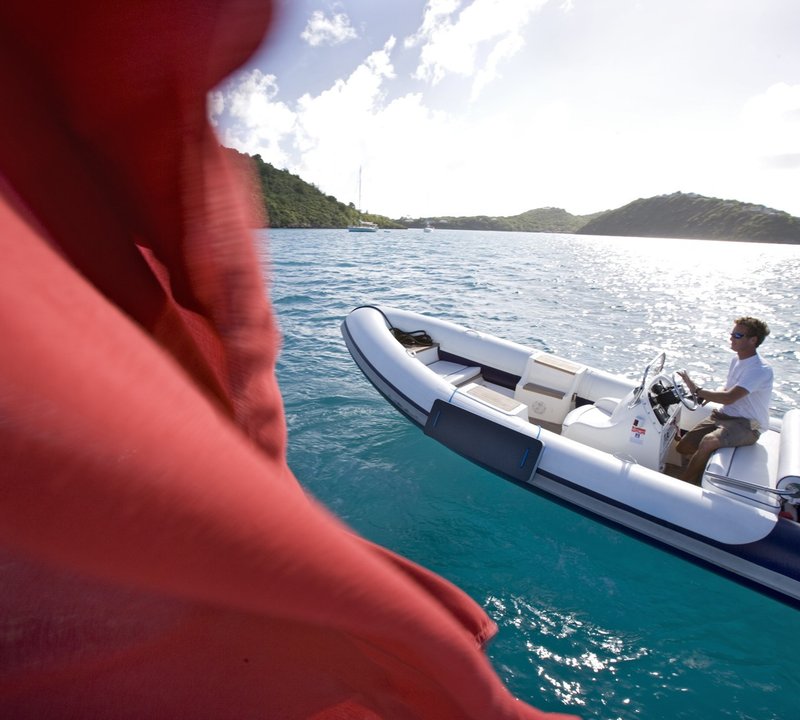 Ship's Tender Aboard Yacht ANTARA