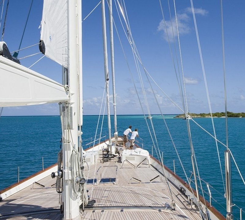 Deck Aspect On Board Yacht ANTARA