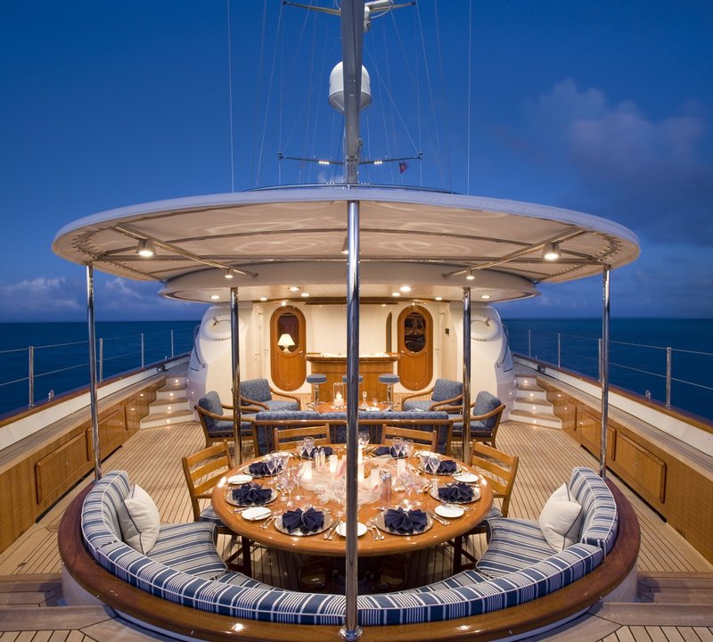 Aft Deck On Board Yacht ANTARA