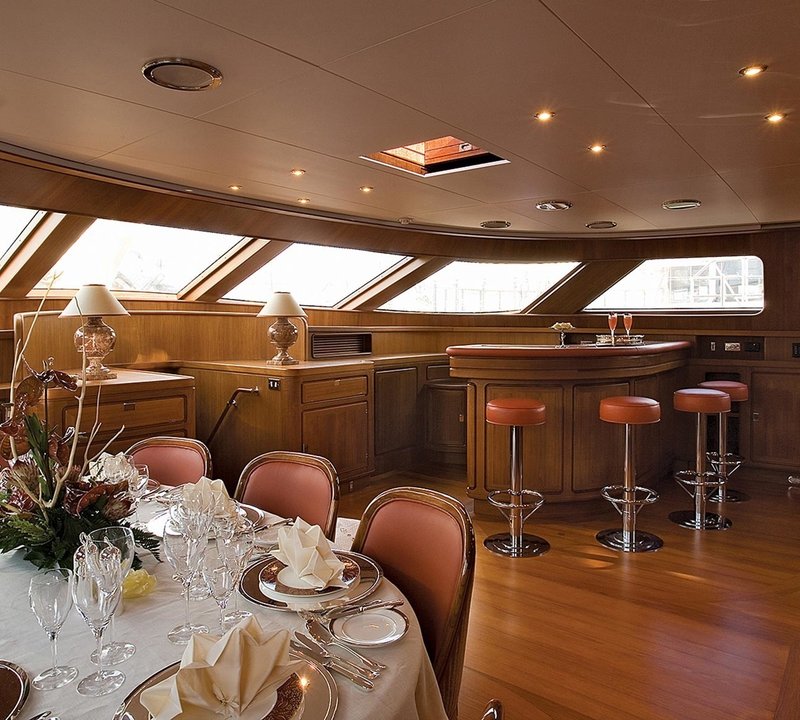 Eating/dining With Drinks Bar On Yacht ANTARA