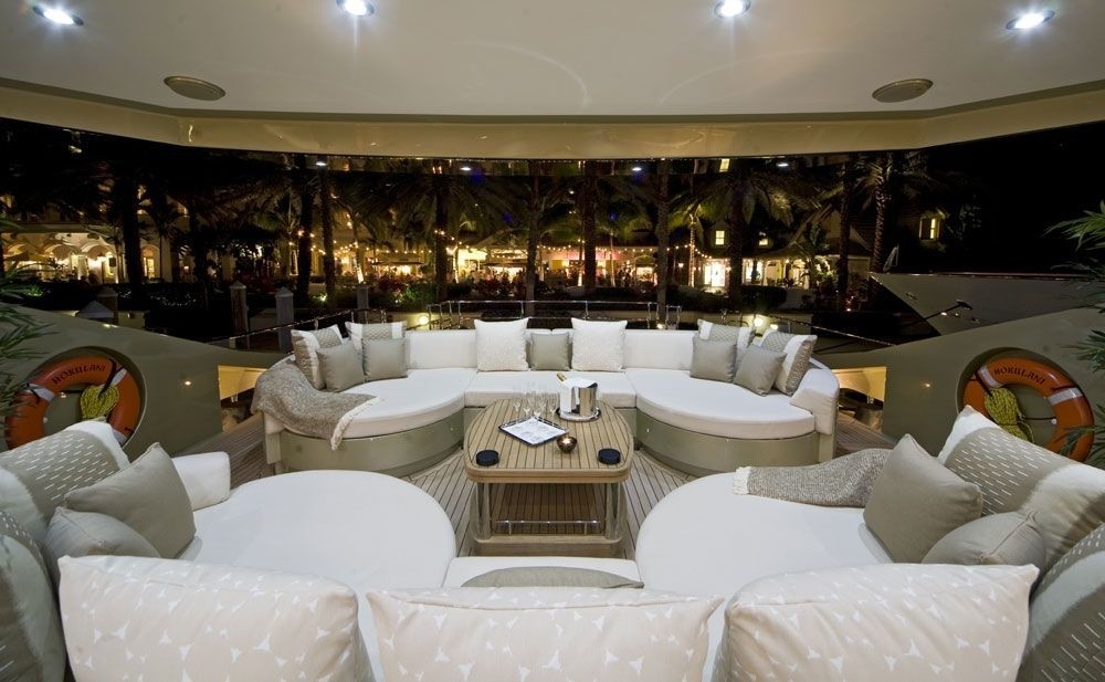 Deck Sitting On Board Yacht HOKULANI