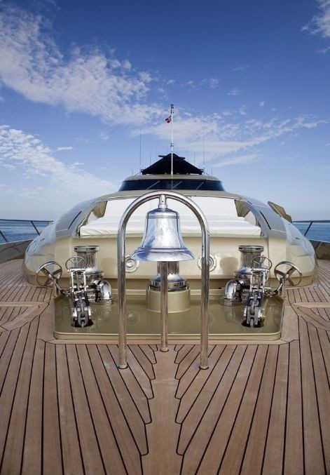 Ship's Bell: Yacht HOKULANI's Close Up Captured