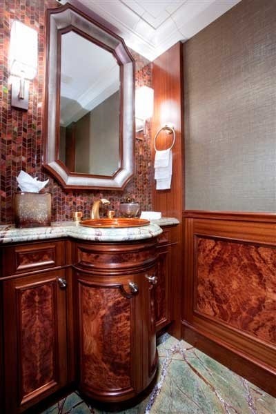 Guest's Bath On Board Yacht KATYA