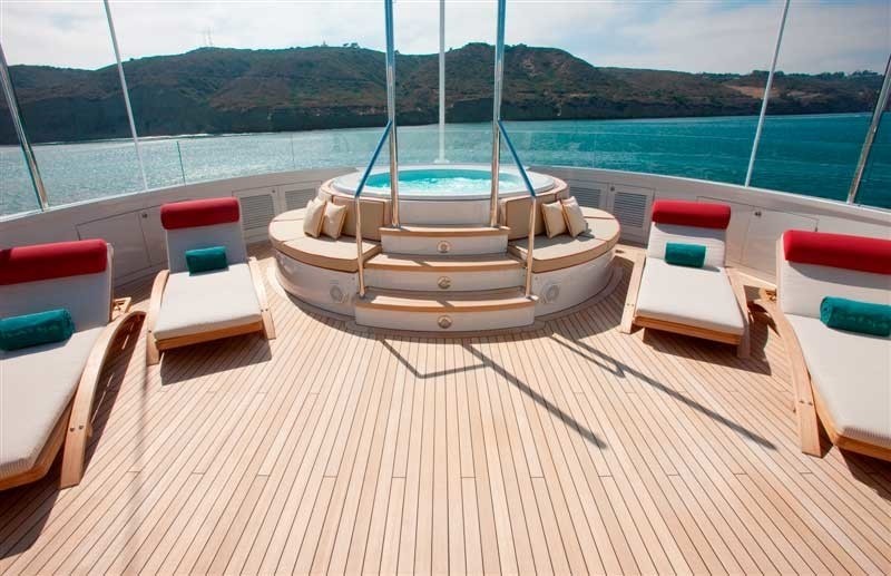 Jacuzzi Pool On Board Yacht KATYA