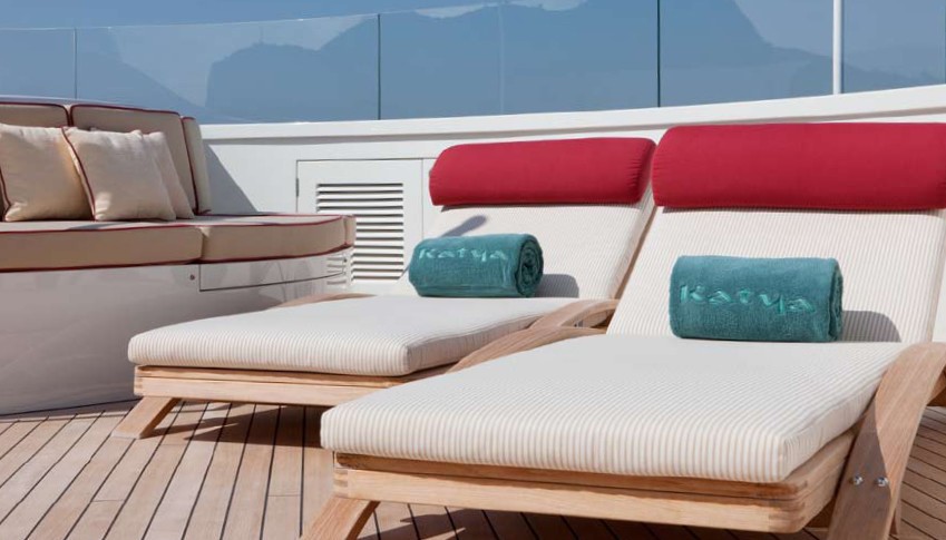 Sunshine Lounging Aboard Yacht KATYA
