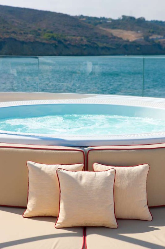 Jacuzzi Pool On Board Yacht KATYA