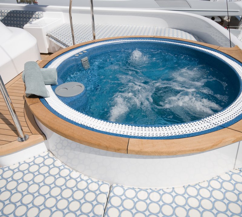 Jacuzzi Pool Aboard Yacht SEA FALCON II