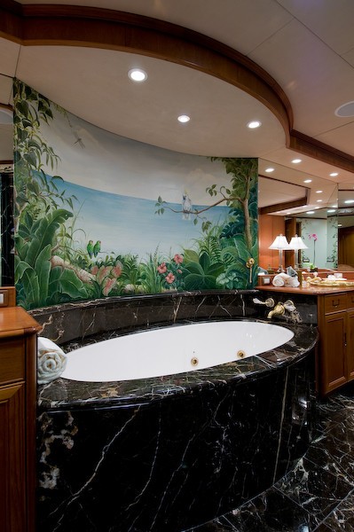Main Master Bath Aboard Yacht SEA FALCON II