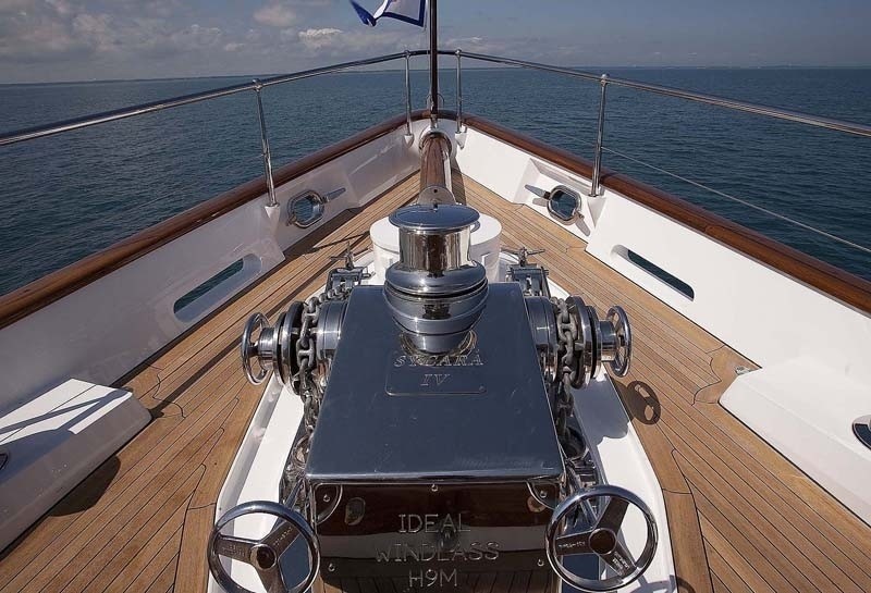 Aspect Taken From Bridgedeck On Yacht SYCARA IV